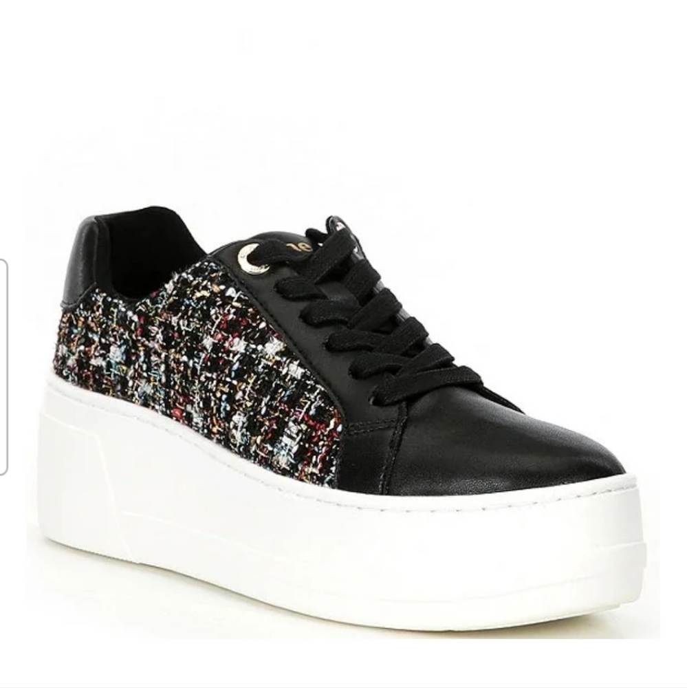 Dune London Black and Multicolor Women's Sneakers